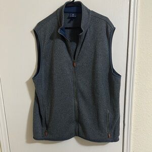 EUC Vineyard Vines Men’s Gray Sleeveless Zip Vest XXL